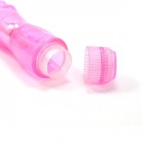 Double Ended Vibrator Multi-Speed Pink